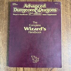 AD&D 2nd Edition The Complete Wizard's Handbook PHBR4 TSR 2115 1990